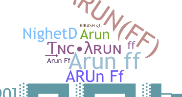 उपनाम - ArunFF