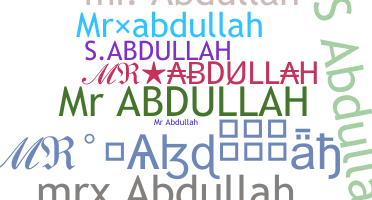 उपनाम - MrAbdullah