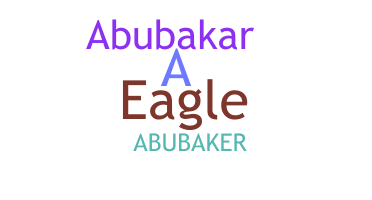 उपनाम - Abubaker