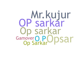 उपनाम - Opsarkar