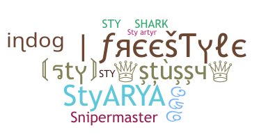 उपनाम - Sty