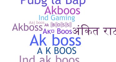 उपनाम - AkBoos