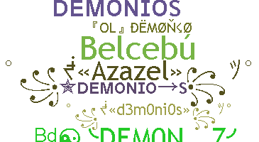 उपनाम - demonios