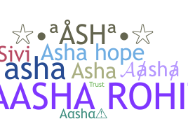 उपनाम - Aasha