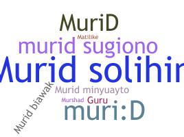 उपनाम - Murid