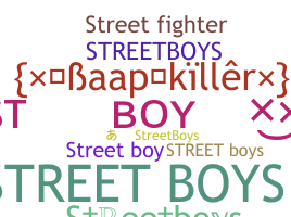 उपनाम - Streetboys
