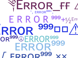 उपनाम - Error999
