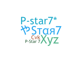 उपनाम - PStar7