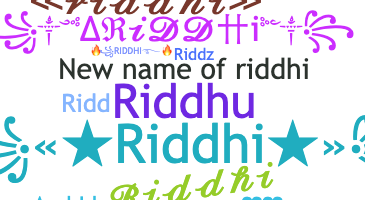 उपनाम - riddhi