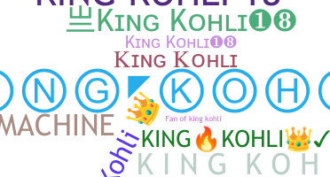 उपनाम - KingKohli
