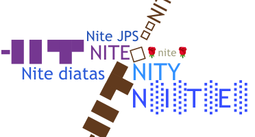 उपनाम - Nite