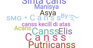 उपनाम - canss