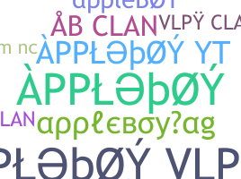 उपनाम - Appleboy
