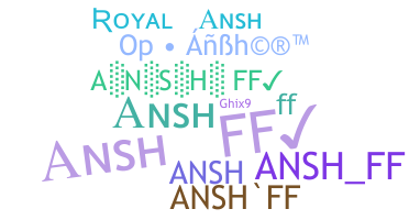 उपनाम - ANSHff