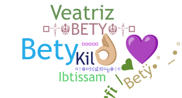 उपनाम - Bety