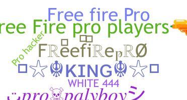उपनाम - freefirepro