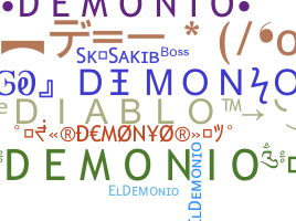 उपनाम - demonio