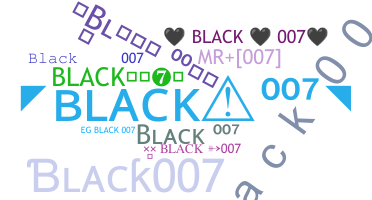 उपनाम - Black007