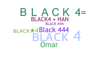 उपनाम - BLACK4