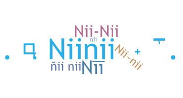उपनाम - NiiNii
