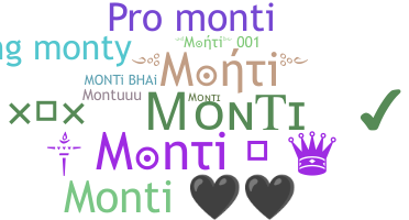 उपनाम - Monti