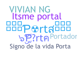 उपनाम - Porta