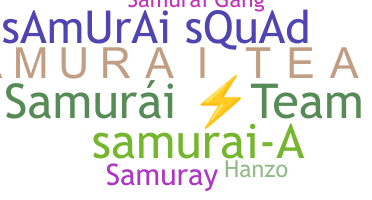 उपनाम - SamuraiTeam