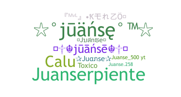 उपनाम - Juanse