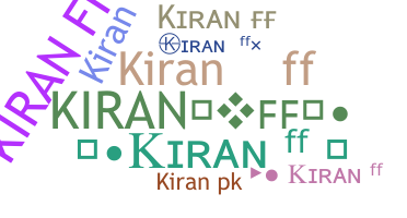 उपनाम - KIRANFF