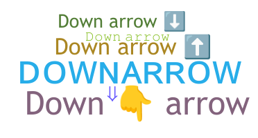 उपनाम - downarrow