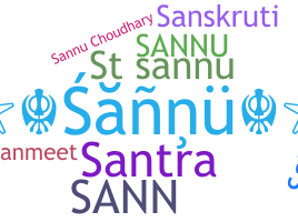 उपनाम - Sannu