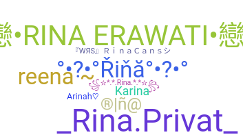 उपनाम - Rina