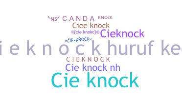 उपनाम - CieKnock