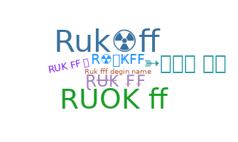 उपनाम - Rukff