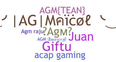 उपनाम - agm