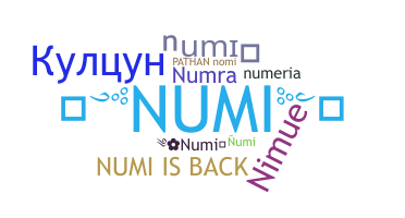 उपनाम - Numi