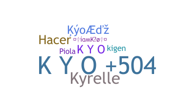 उपनाम - kyo