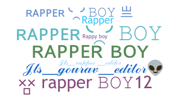 उपनाम - rapperboy