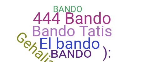 उपनाम - Bando