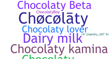 उपनाम - chocolaty