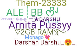 उपनाम - Darshu