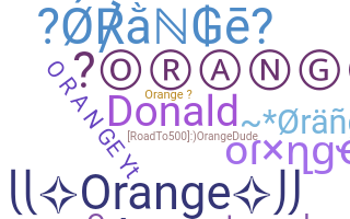 उपनाम - Orange