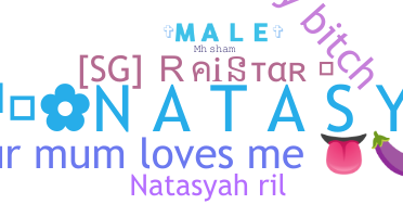 उपनाम - Natasyah