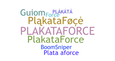 उपनाम - Plakataforce