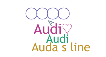 उपनाम - audi