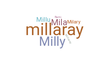 उपनाम - Millaray