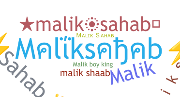 उपनाम - Maliksahab