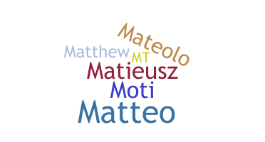 उपनाम - Mateusz