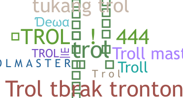 उपनाम - trol