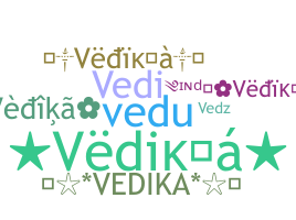 उपनाम - Vedika